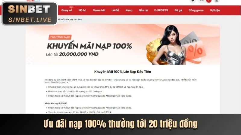 Khuyến mãi chào mừng thành viên mới g666 web